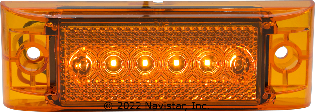 FLTCM26106A 6 LED, 2 X 6 AMBER, 2 WIRE C