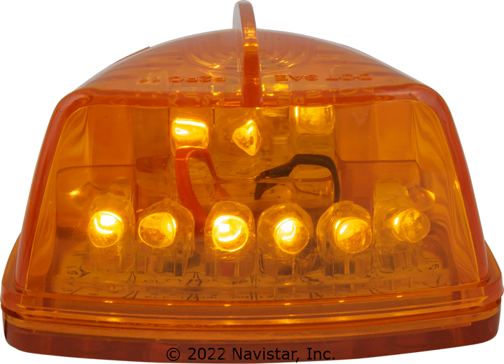 FLTCM27015A 15 LED, TRIANGULAR AMBER CLEAR