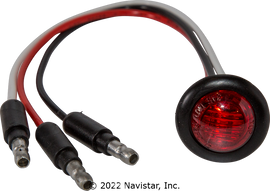 FLTCM340033R 3 LED, 3/4 MINI RED, 3- WIRE