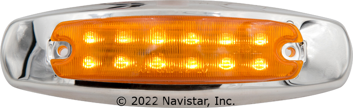 FLTCM48012A 12 LED, 6 AMBER, CLEARANCE MA