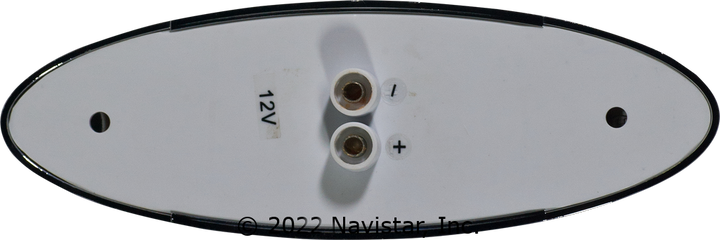 FLTCM60004RC 4 LED, OVAL RED /CLEAR SURFACE