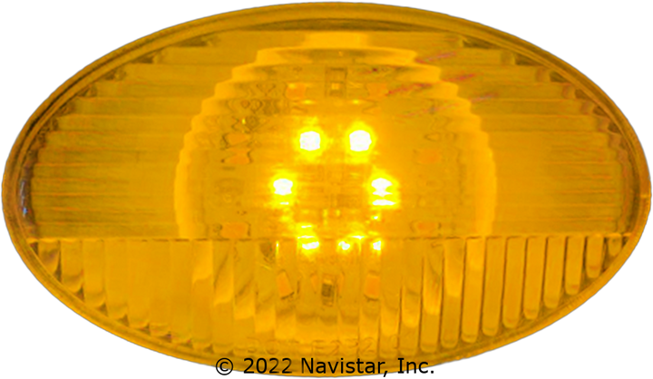 FLTCMF37014A 14 LED, OVAL CLEAR /AMBER FREI