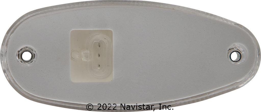 FLTCMN62011AC 11 LED, OVAL CLEAR /AMBER INTE