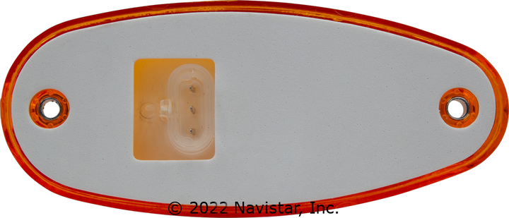 FLTCMN62011A 11 LED, OVAL AMBER INTERNATION