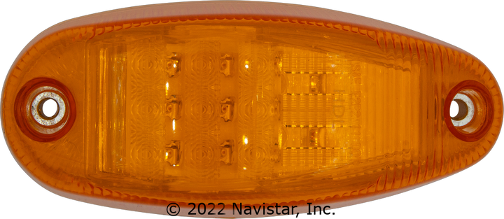 FLTCMN62011A 11 LED, OVAL AMBER INTERNATION