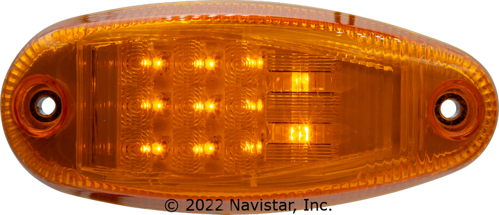 FLTCMN62011A 11 LED, OVAL AMBER INTERNATION