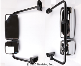 FLTMIRM2CR MIRROR ASSEMBLY WITH BRACKET