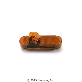 FLTMT60009A 6 AMBER OVAL MID- TURN 9 LED