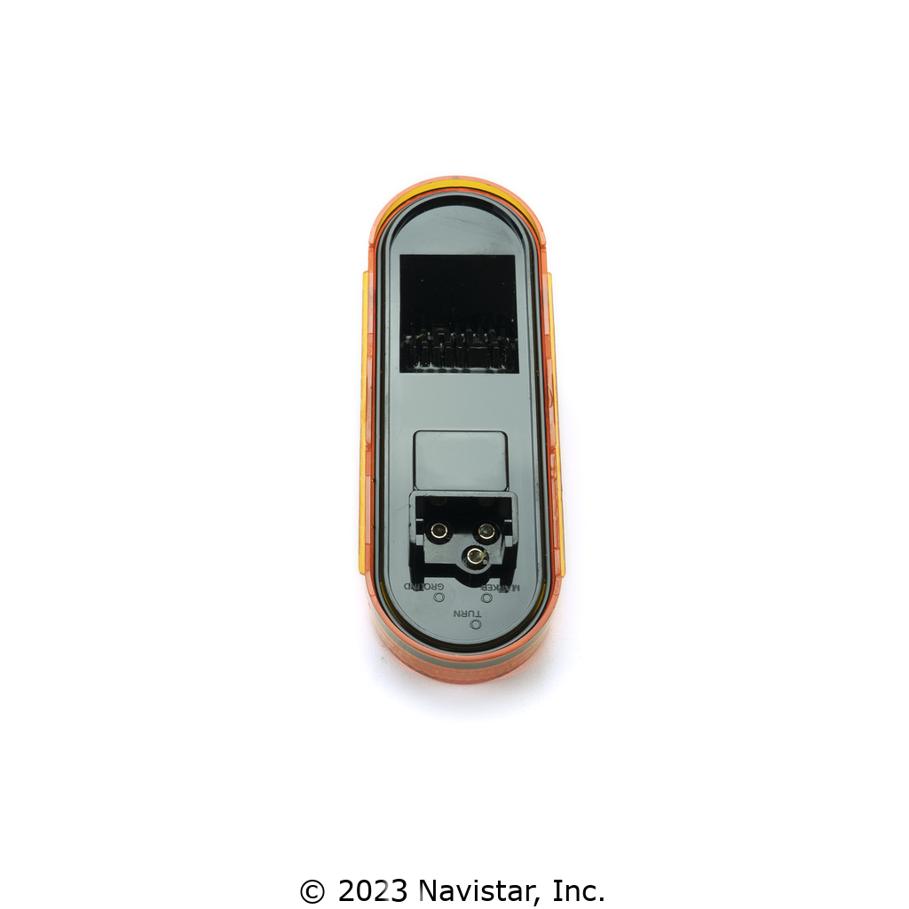 FLTMT60009A 6 AMBER OVAL MID- TURN 9 LED