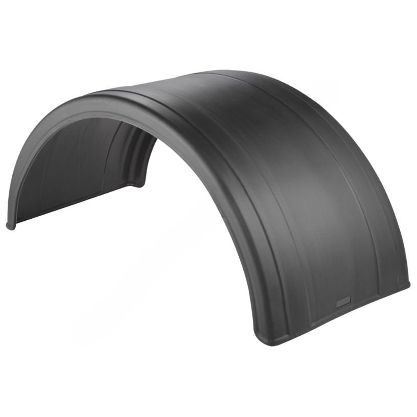 FLT 5005 76 POLY SINGLE AXLE-BLACK PAIR