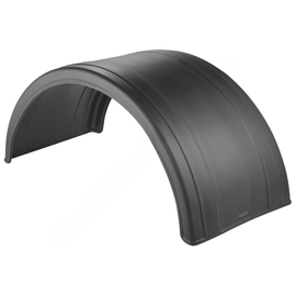 FLT 5005 76 POLY SINGLE AXLE-BLACK PAIR