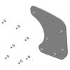 FON CCR PLATES R RH REINFORCED CLEAN CONNECT PLATE