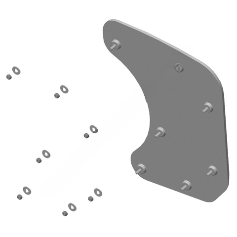 FON CCR PLATES R RH REINFORCED CLEAN CONNECT PLATE