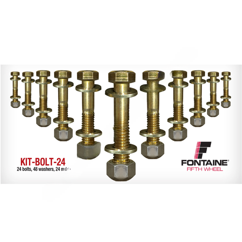 FON KIT BOLT 24 BOLT KIT FOR COMPLETE ASSEMBLIES