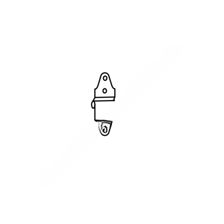 FTG 025 11112 END HINGE AND ROLLER COVER FOR 2  ROLLER
