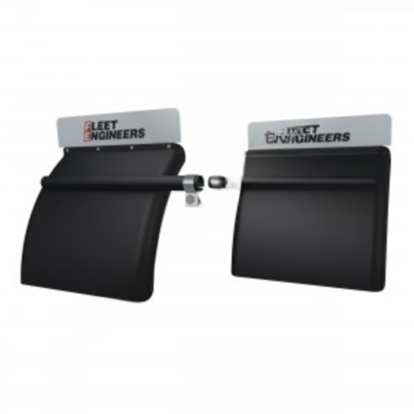 FTG 031 01636 QUARTER FENDERS, BLACK PLASTIC