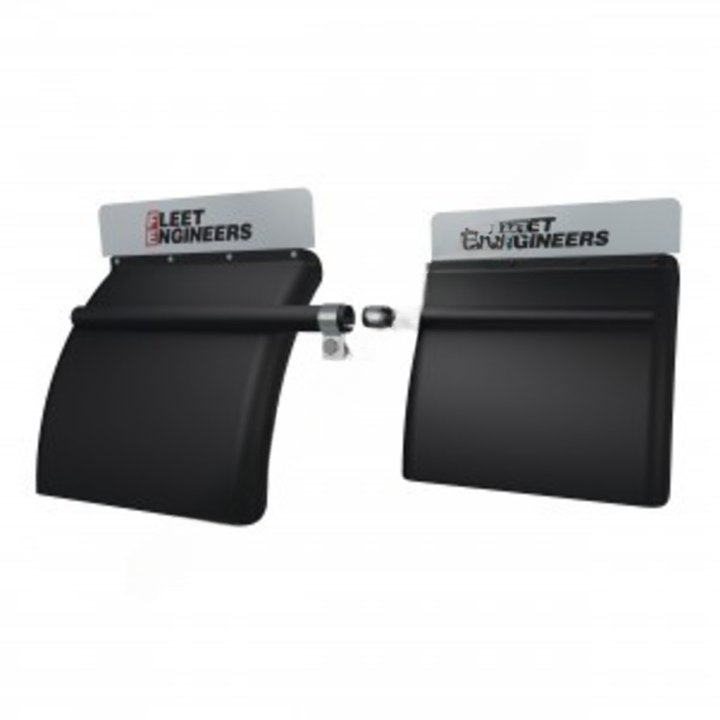 FTG 031 01636 QUARTER FENDERS, BLACK PLASTIC