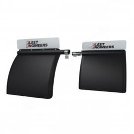 FTG 031 01637 LOW MOUNT QRT FENDER SET BLACK PLASTIC