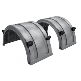 FTG 031 01701 FENDER - FULL ROUND, SLIDETRAX SET, GRAY