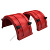 FTG 031 01703 FENDERS - PAIR RED SPRAY MATE POLY