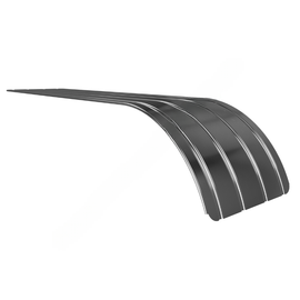 FTG 034 01362 INDIVIDUAL RIBBED STAINLESS STEEL SINGLE