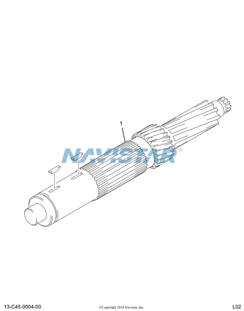 FUL3316194 SHAFT TRANS COUNTER