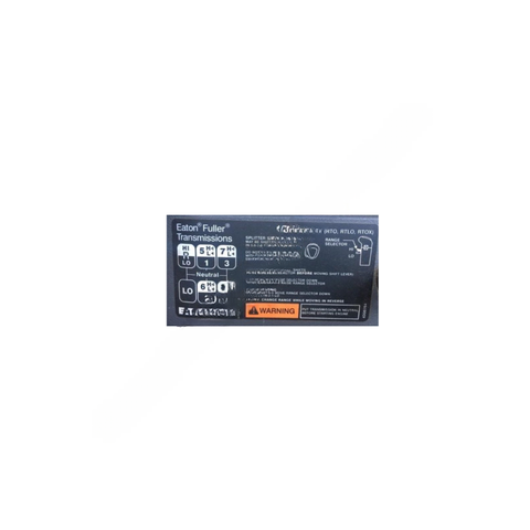 FUL 4300764 SHIFT DIAGRAM LABEL