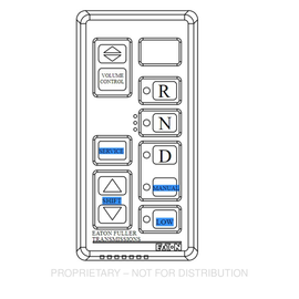FUL 4308858 SHIFT SELECTOR, PUSHBUTTON