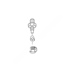 FUL 84001 FITTING-1/8IN TUBE TO 1/16IN MALE PIPE