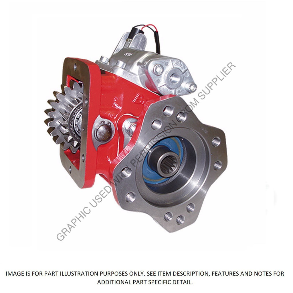 FUL PT1000PBN643RA PTO, 6 BOLT PRESSURE LUBE AIR 2/4