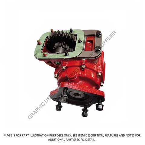 FUL PT3300PZE641SB PTO, 6 BOLT HOT SHIFT,PRESSURE LUBE