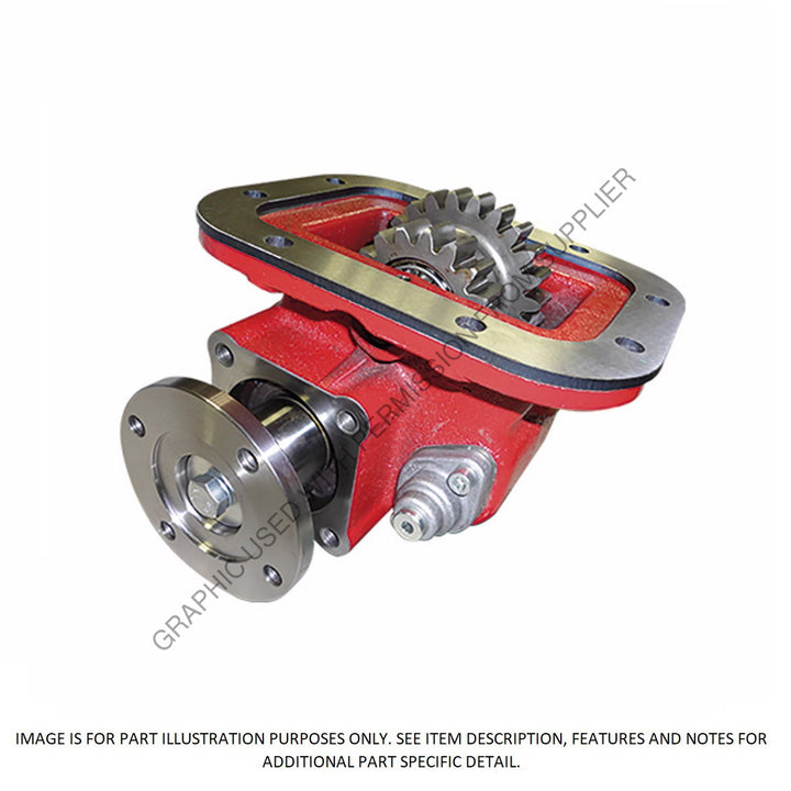 FUL PT4100XCN011RB PTO, 8 BOLT EXTRA-HEAVY DUTY, C RAT