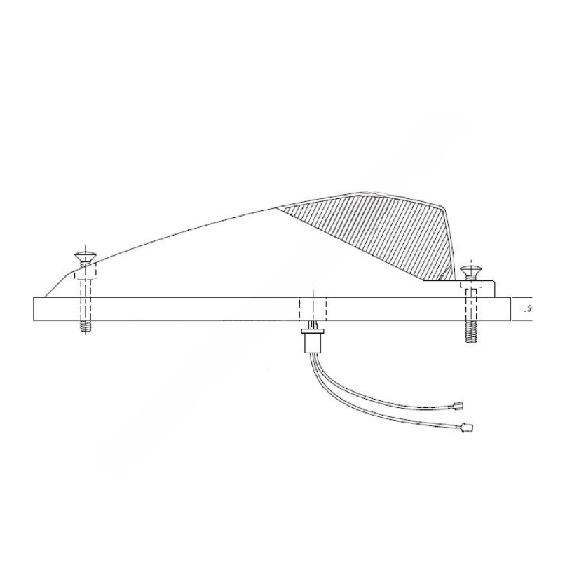 GNI 5000WS LAMP, RECTANGULAR MARKER