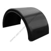 GRN NF18030PS POLY ROUND FENDER-BLACK