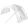 GRN NF180PX 3SS POLY ROUND FENDER WHITE SS