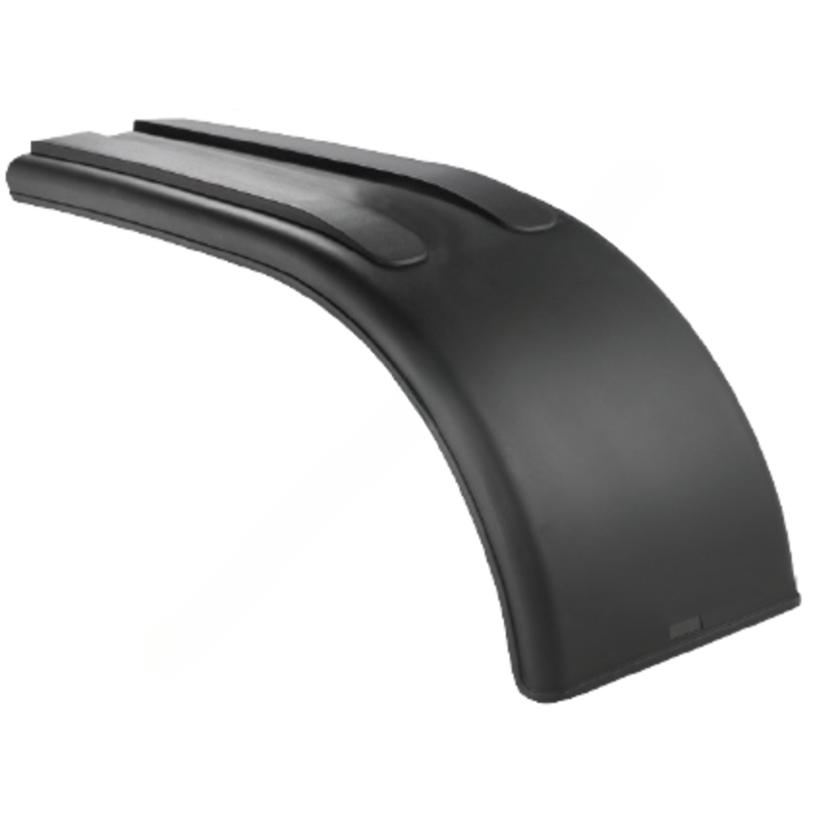 GRN NF66PX19 FENDERS - POLY HALF BLACK SUPER SINGLE