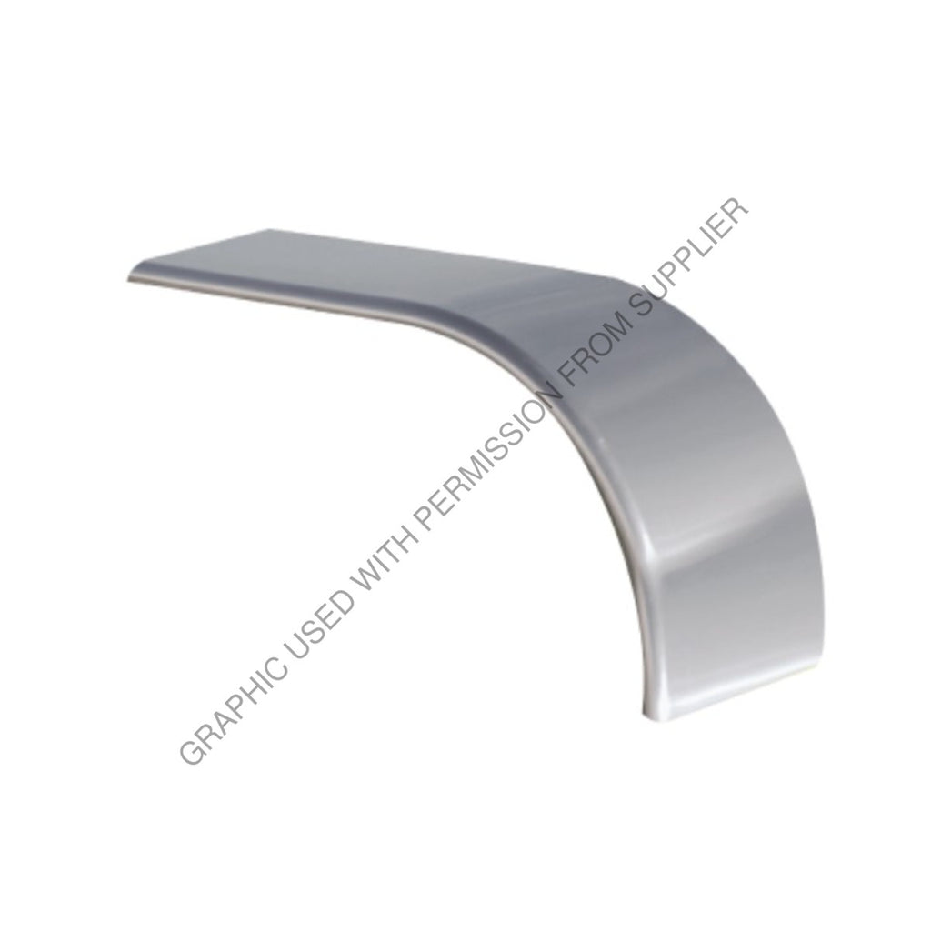 GRN NF80SS2NR16CC STAINLESS STEEL CANDYCANE HALF FENDERS