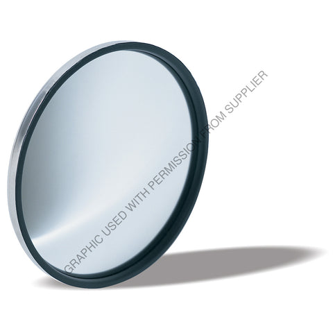 GRO 12183 MIRROR-8IN ROUND,CONVEX,CTR MOUNT,ST STL