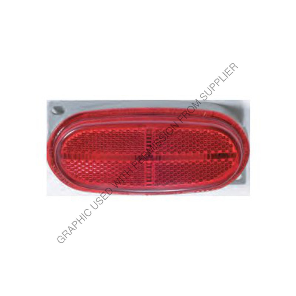 GRO 215201 LED CLEARANCE OR SIDE MARKER RED PLASTIC