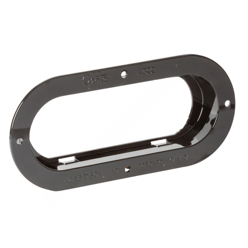 GRO 43222 BLK PLASTIC MTG FLAN