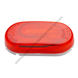 GRO 46712 RED OVAL CLR/MKR LAM