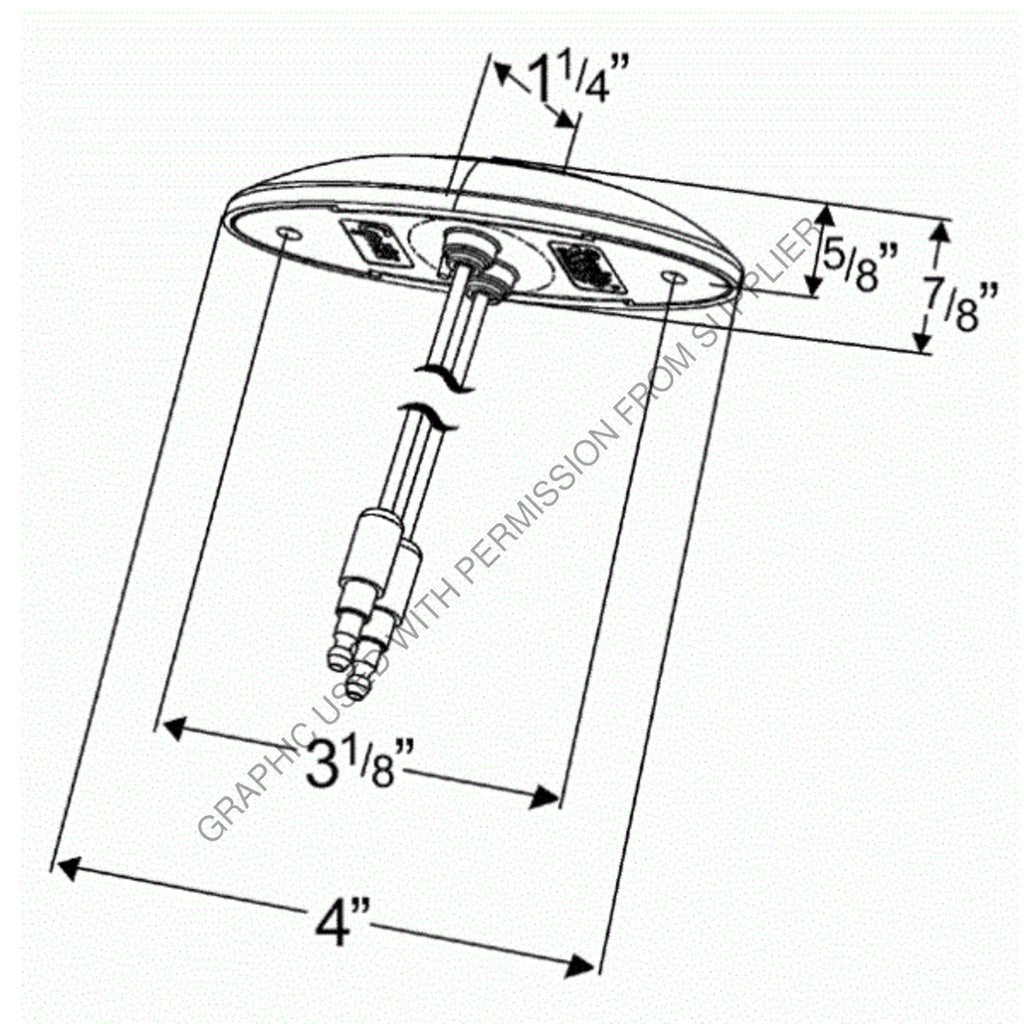 GRO 47912 RED LED M5 LAMP KIT