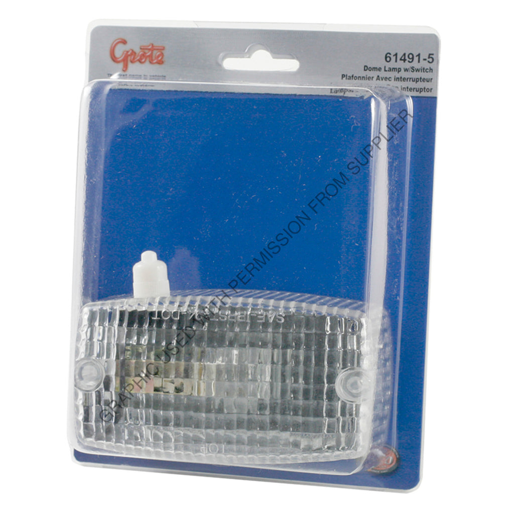 GRO 61491 5 CLEAR DOME LAMP