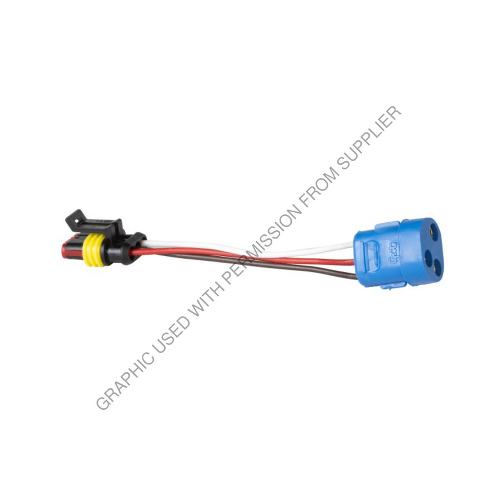 GRO 66860 PIGTAIL 6 3WIRE FEMALE PIN TO AMP ADAPT