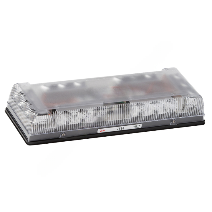 GRO 76943 17IN LOW PROFILE LED BARLAMP,AMBER/CLEAR