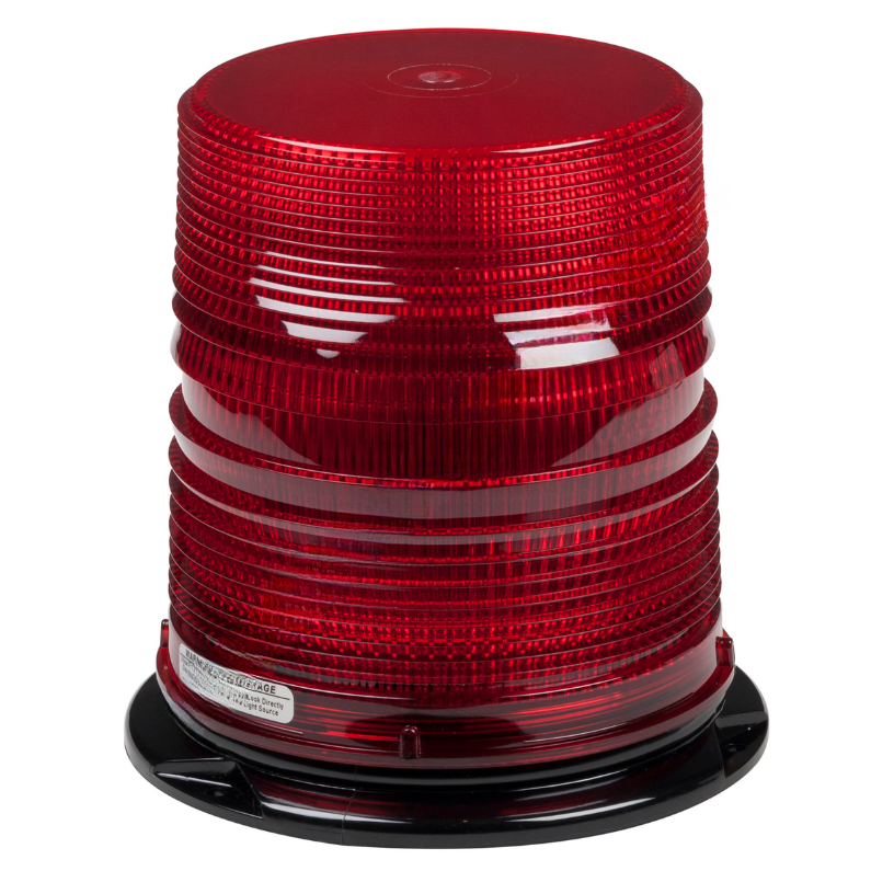 GRO 78052 LED BEACON RED, TALL DOME