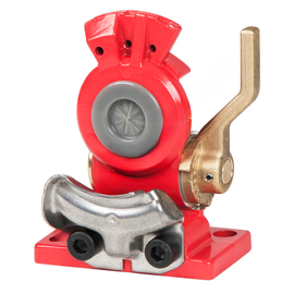 GRO 81 0011 SR GLADHAND, SHUTOFF, RED, STAINLESS STEEL