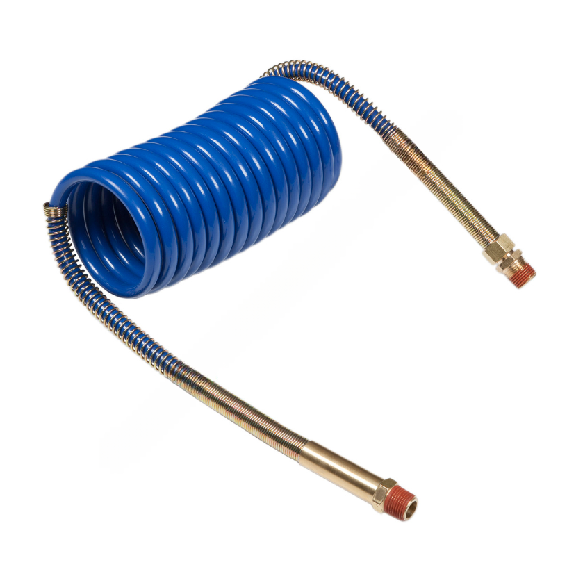 GRO 81 0012 HB COILED AIR WITH BRASS HANDLE, 6" LEADS