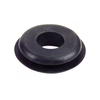 GRO 81 0101 100 RUBBER SEAL - DOUBLE LIP, BLACK, PK 100
