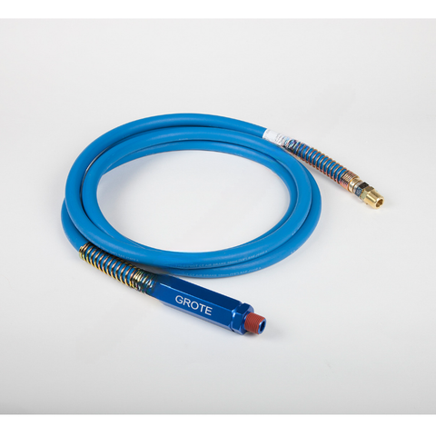 GRO 81 0112 BGB 12', BLUE RUBBER AIR HOSE WITH BLUE ANOD